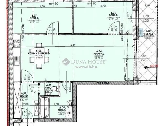 Eladó lakás Hajdúszoboszló 71 nm