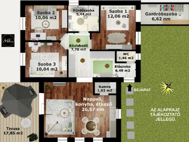 Eladó ház Pátka 88 nm