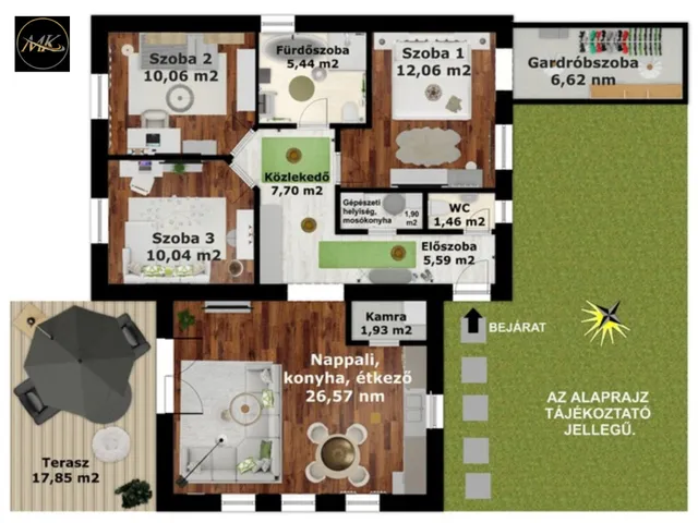 Eladó ház Pátka 88 nm