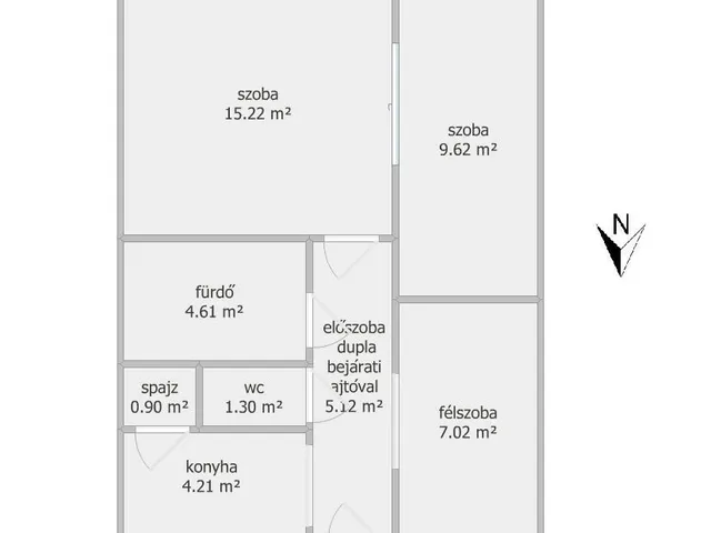 Eladó lakás Salgótarján 49 nm