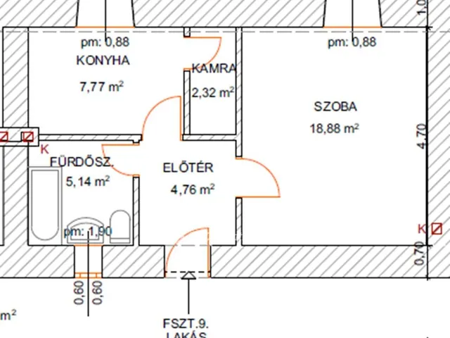 Eladó lakás Szécsény 39 nm