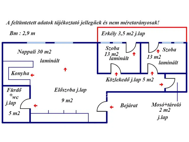 Eladó lakás Balassagyarmat 78 nm