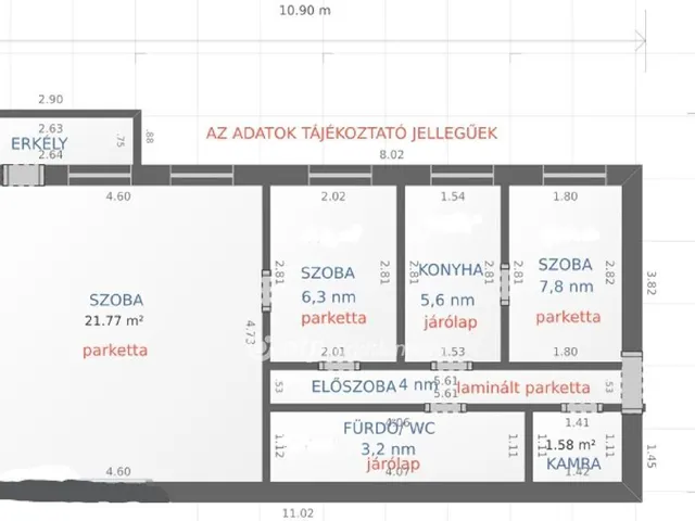 Eladó lakás Balassagyarmat 51 nm