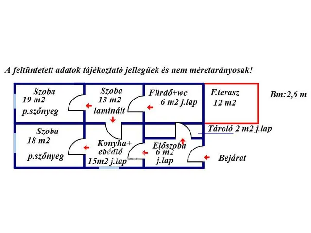 Eladó ház Csesztve 80 nm