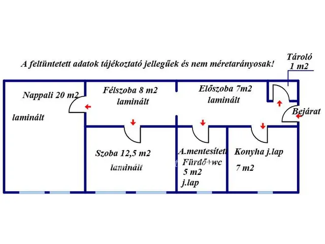 Eladó lakás Balassagyarmat 58 nm