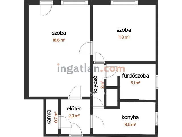 Eladó lakás Salgótarján 50 nm