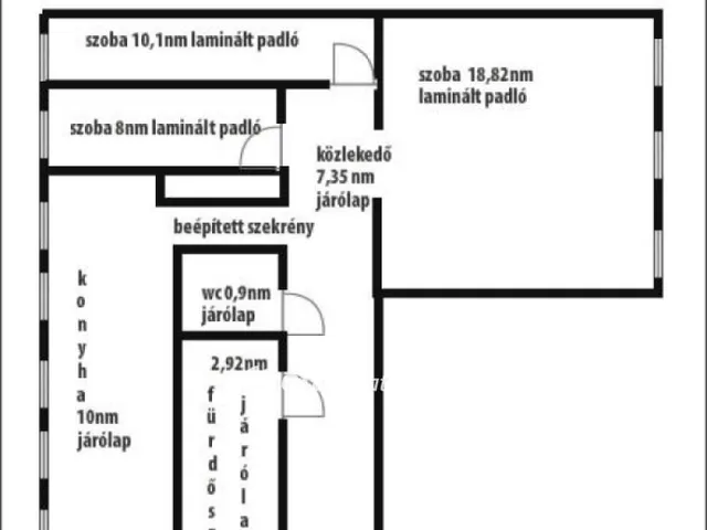 Eladó lakás Salgótarján 60 nm
