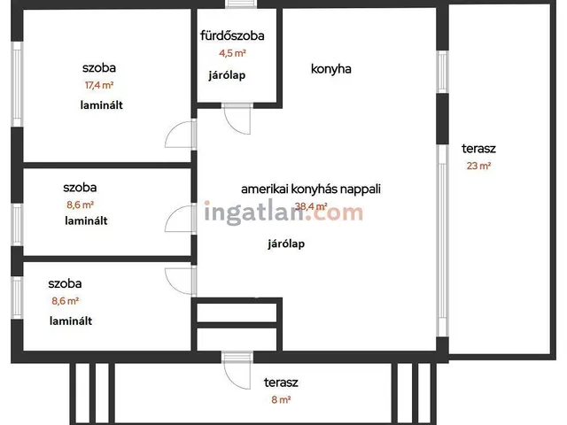 Eladó ház Egyházasgerge 78 nm
