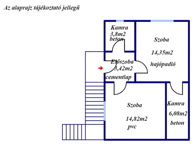 Eladó ház Cered 100 nm