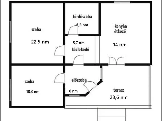 Eladó ház Szalmatercs 78 nm