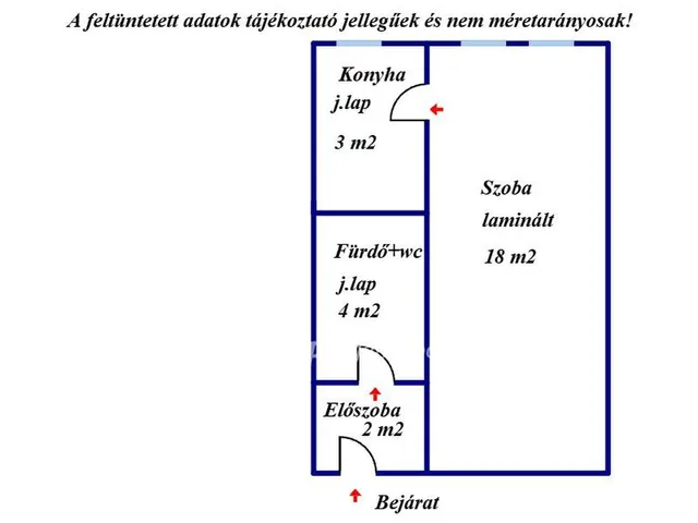 Eladó lakás Balassagyarmat 27 nm
