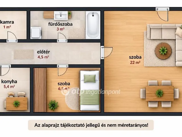 Eladó lakás Balassagyarmat 55 nm