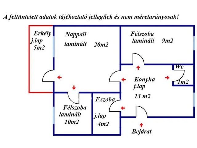 Eladó lakás Balassagyarmat 60 nm
