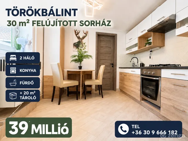 Eladó lakás Törökbálint, Ófalu 30 nm