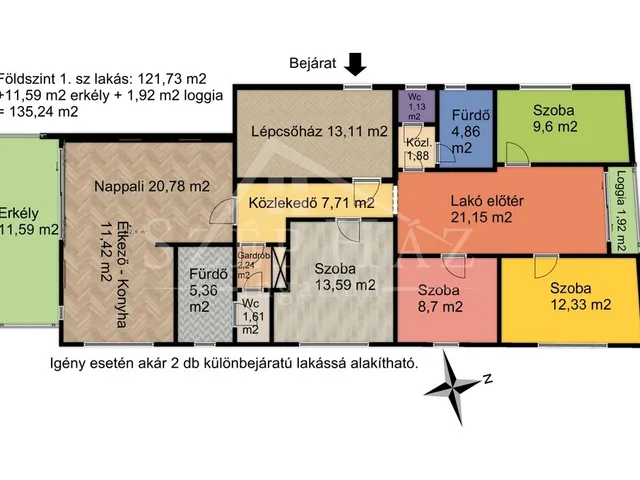 Eladó lakás Pécs, Mecsekoldal 135 nm