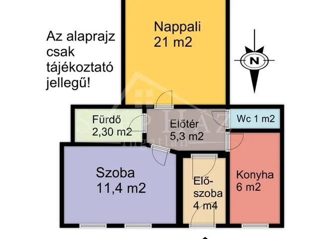 Kiadó lakás Pécs, Belváros 51 nm