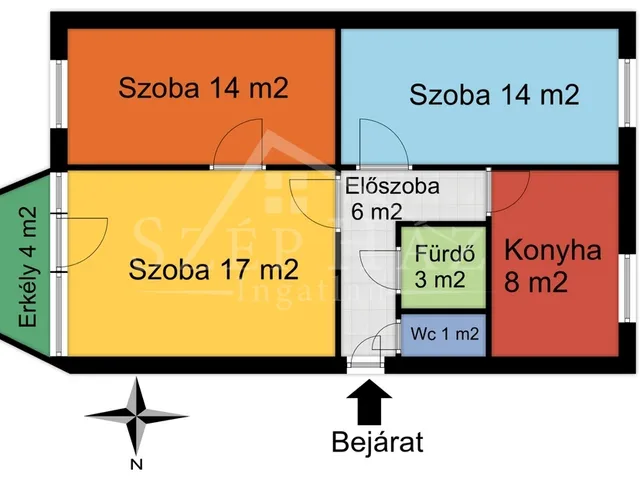 Eladó lakás Pécs 63 nm