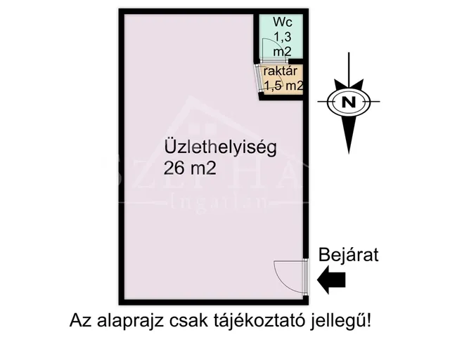 Eladó kereskedelmi és ipari ingatlan Pécs, Belváros 26 nm