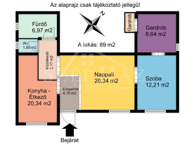Eladó lakás Pécs, Mecsekoldal 60 nm