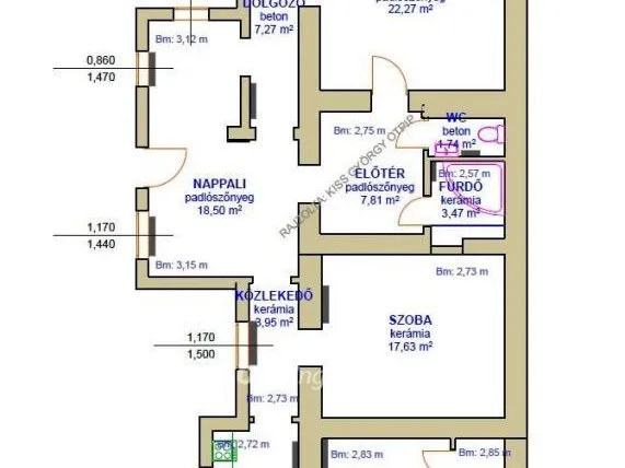 Eladó ház Tiszafüred 102 nm