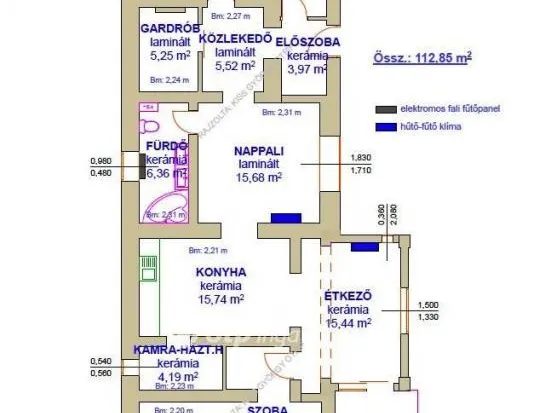 Eladó ház Tiszafüred 112 nm