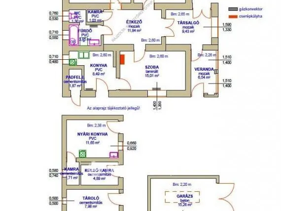 Eladó ház Nagyiván 96 nm