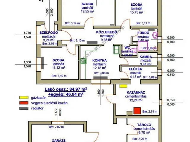 Eladó ház Abádszalók 84 nm