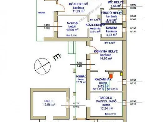 Eladó ház Tiszafüred 114 nm