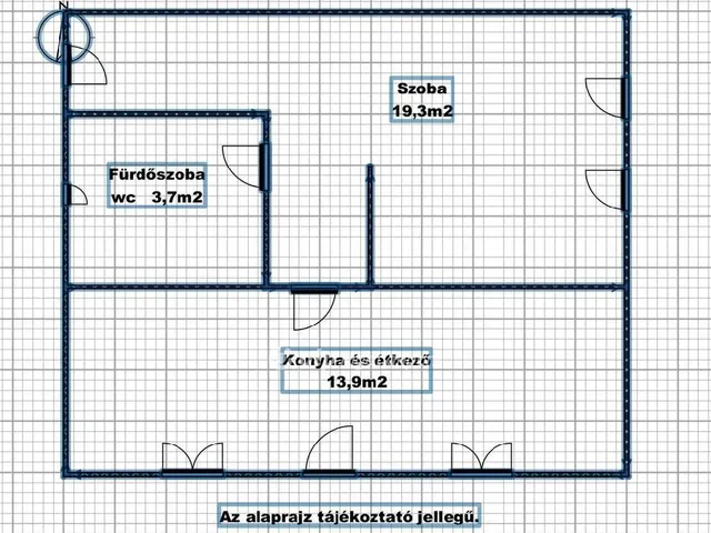 Eladó ház Tiszaörs 36 nm
