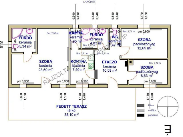 Eladó ház Tiszafüred 426 nm