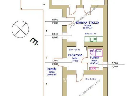 Eladó ház Tiszanána 77 nm