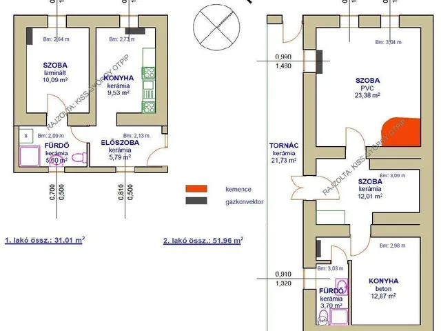 Eladó ház Tiszanána 83 nm