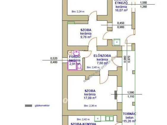 Eladó ház Egyek 97 nm