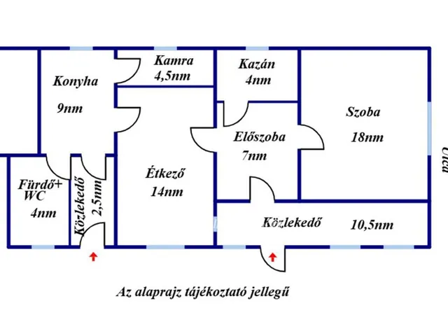 Eladó ház Tiszafüred 73 nm