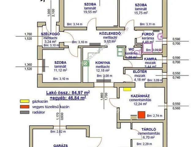 Eladó ház Abádszalók 112 nm