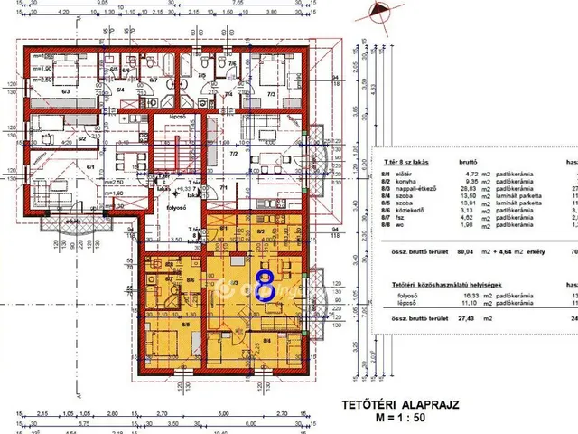 Eladó lakás Tiszafüred 70 nm