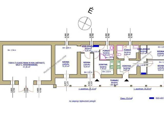 Eladó ház Sarud 73 nm