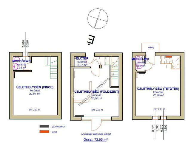 Eladó kereskedelmi és ipari ingatlan Tiszafüred 72 nm