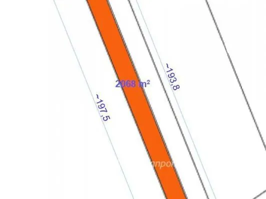 Eladó telek Tiszaszőlős 2068 nm