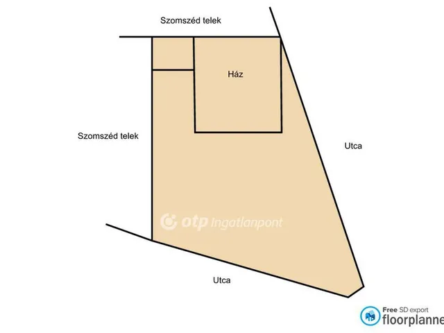 Eladó telek Egyek 311 nm