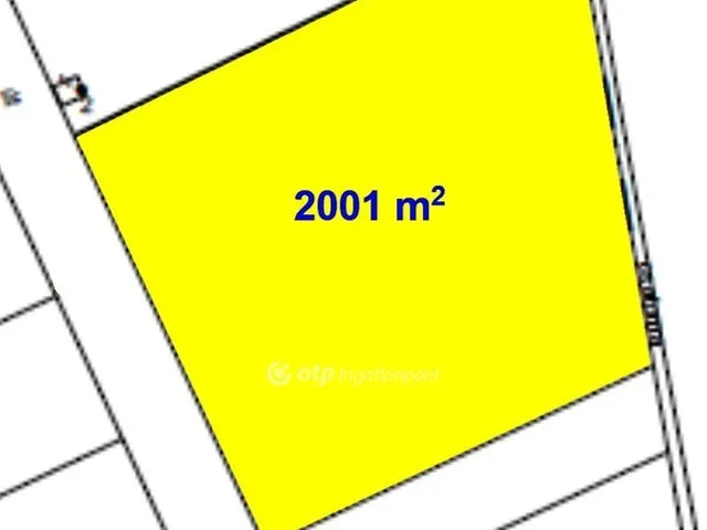 Eladó telek Tiszaderzs 2001 nm