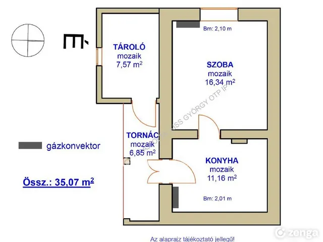 Eladó ház Tiszafüred, Tiszavég 35 nm