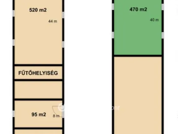 Kiadó kereskedelmi és ipari ingatlan Tarján 470 nm