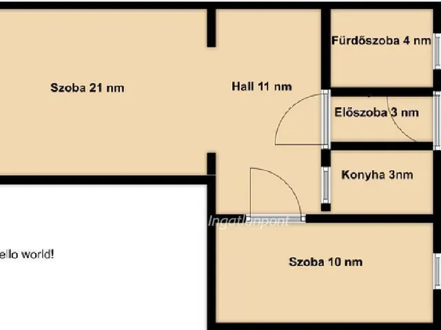 Eladó lakás Budapest VIII. kerület 52 nm