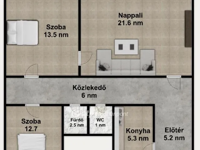 Eladó lakás Budapest X. kerület, Újhegy 68 nm