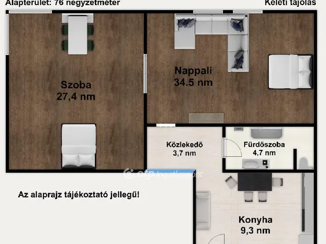 Eladó lakás Budapest VIII. kerület, Corvin negyed 73 nm