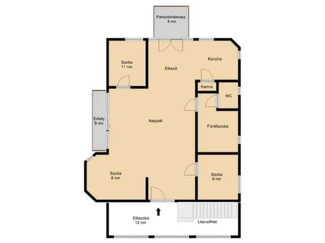 Eladó lakás Budapest II. kerület, Széphalom 154 nm