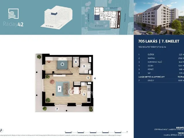 Eladó lakás Budapest IX. kerület, Belső Ferencváros 53 nm
