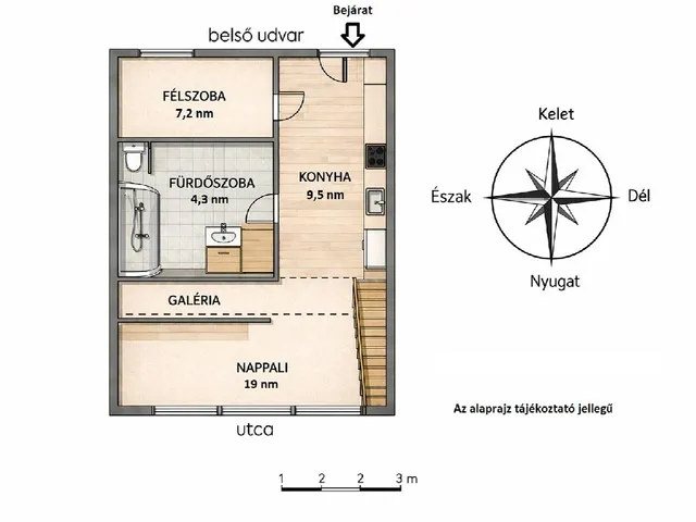 Eladó lakás Budapest VIII. kerület, Füvész kert 40 nm