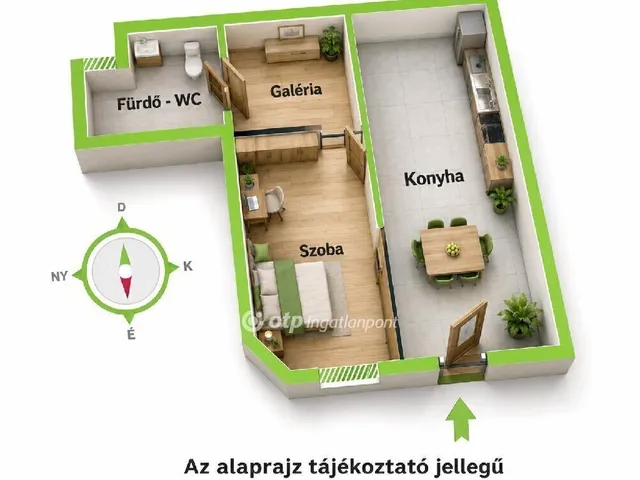 Eladó lakás Budapest VIII. kerület 30 nm